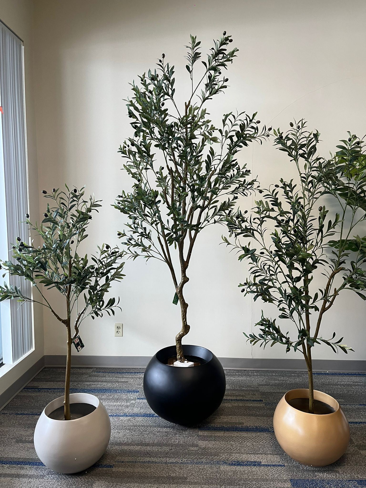 indoor plant pot sizes Knox Planter w/ Stand. Modern Stainless Steel Plant Pot. Indoor, Outdoor  Plants. 21
