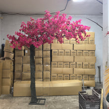 Charger l'image dans la galerie, Lifelike 8ft Hot Pink Bougainvillea Tree for Event and Indoor Decor - Vibrant Artificial Floral Display with Sturdy Trunk, Perfect for Weddings and Special Occasions