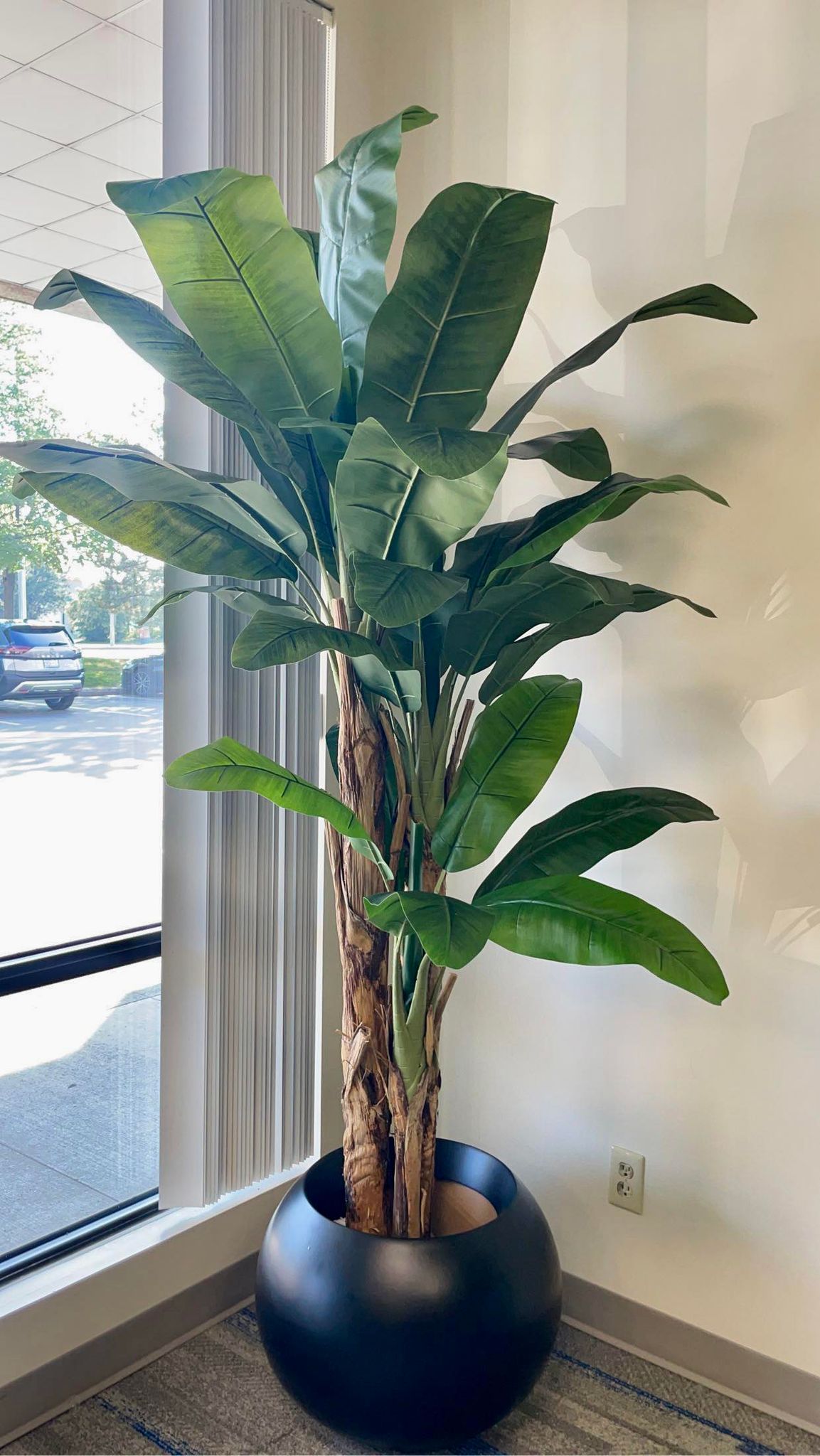 plastic banana plant Artificial Banana Tree – 7ft