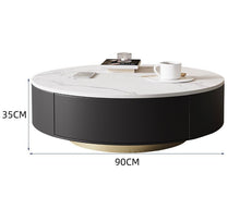 Charger l'image dans la galerie, Modern Coffee Table with Sintered Stone top