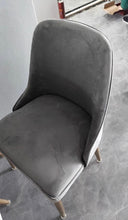 Load image into Gallery viewer, Modern Light Grey Velvet dinning chair