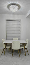 Charger l'image dans la galerie, Modern Dining Table Rectangular Sintered Stone Top 55"(140cm)