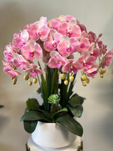 Load image into Gallery viewer, Real touch Artificial Orchid Flower Arrangement (10 stems )