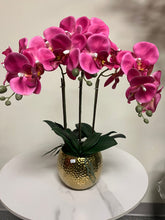 Load image into Gallery viewer, Real touch artificial orchid Arrangement