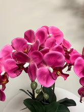 Load image into Gallery viewer, Real touch artificial orchid Arrangement