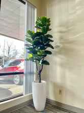 Load image into Gallery viewer, Artificial Fiddle Fig Tree (6')