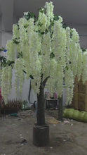 Load and play video in Gallery viewer, Artificial 8ft Wisteria tree
