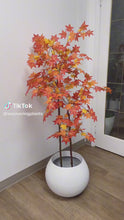 Load and play video in Gallery viewer, Artificial Maple tree - 5'