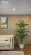 Charger et lire la vidéo dans la visionneuse de la Galerie, Realistic artificial palm trees with lush green fronds, perfect for indoor and outdoor decoration, adding a tropical touch to any space