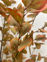 Load image into Gallery viewer, Close-up of autumn-colored leaves with a realistic texture, showcasing warm shades of orange and red.