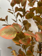 Load image into Gallery viewer, Close-up of autumn-colored leaves with a realistic texture, showcasing warm shades of orange and red.