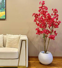 Load image into Gallery viewer, Fiberglass pot - white (16" W x 13" H )