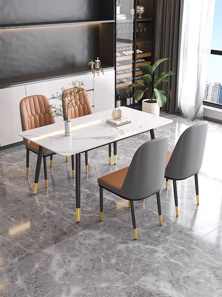 Elevate Your Dining Space with Our 55" Modern Sintered Stone Dining Table