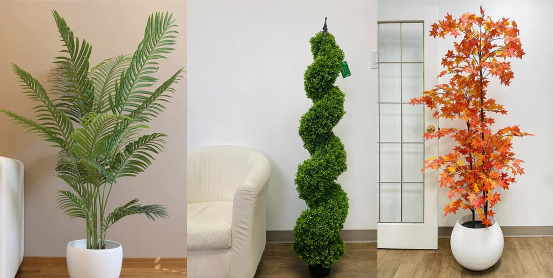 Artificial Palm Tree Artificial Topiary Boxwood Tree Artificial Maple Tree