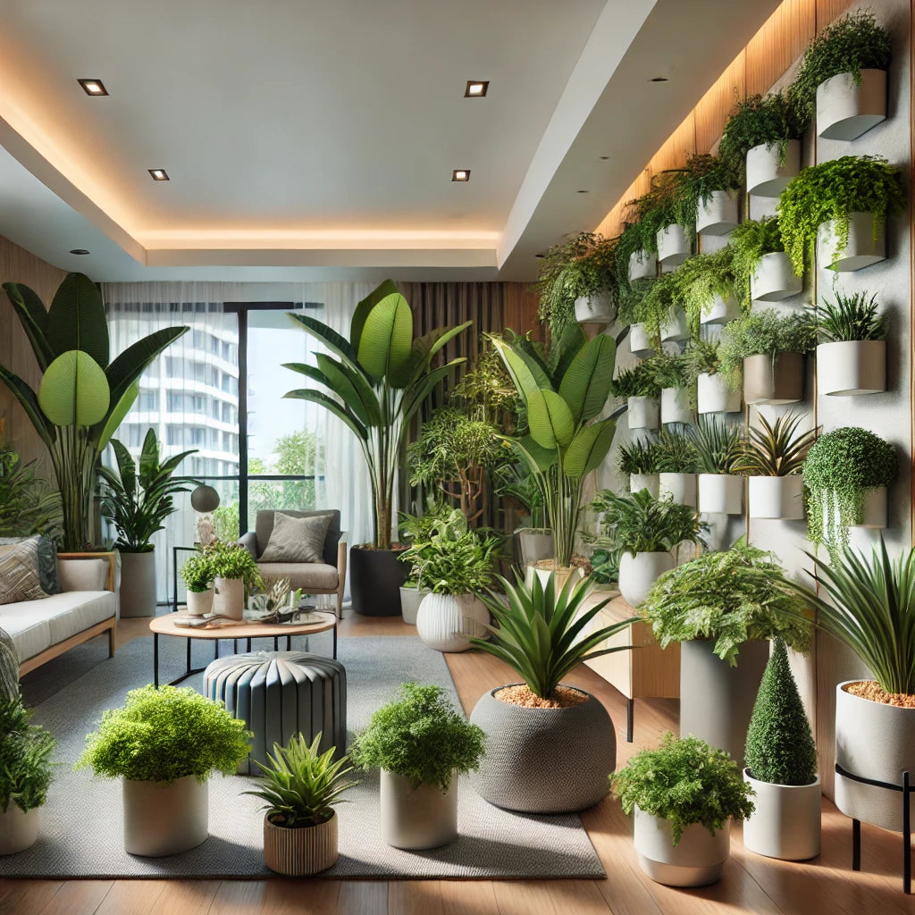 How to Create a Low-Maintenance Faux Plant Garden in Your Condo