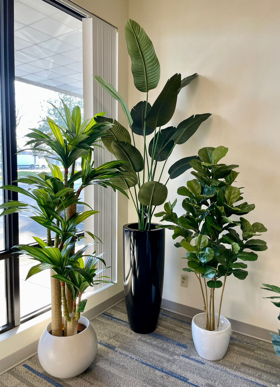 Are there artificial plants that resemble rare or exotic species?
