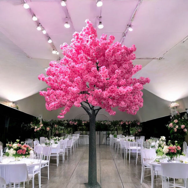 Incorporating Tall Rental Trees into Modern Wedding Themes