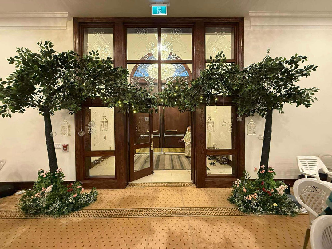 From Bare to Beautiful: Filling Large Spaces with Faux Greenery