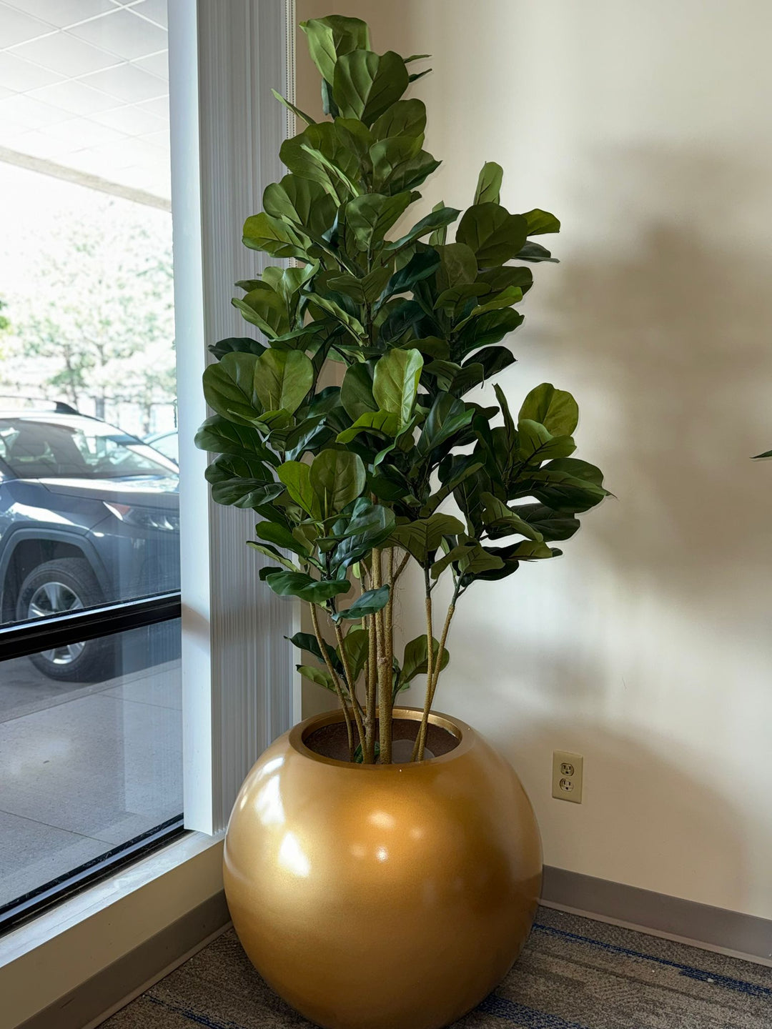 The Statement Greenery Every Modern Space Needs: Artificial Fiddle Fig Tree