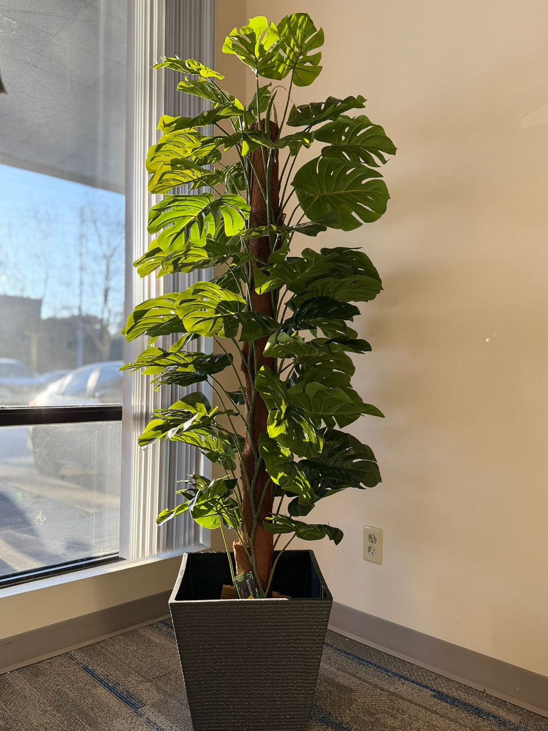 Bring Tropical Elegance Indoors with the Artificial Monstera Plant