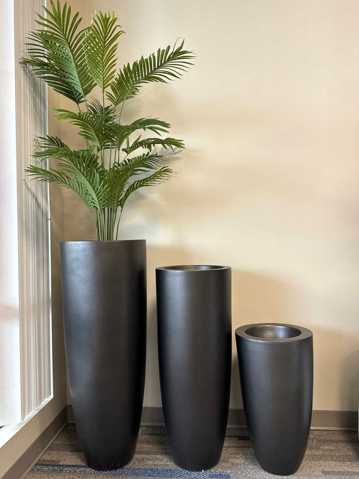 Tall Fibreglass Planters – Clean Design, Built to Last