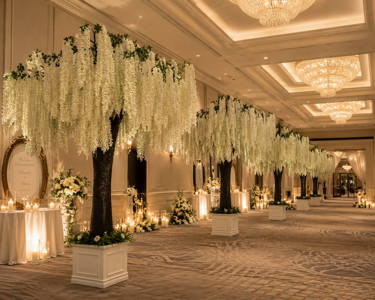 Artificial Wisteria Tree | Elegant Floral Décor for Weddings, Events & Interiors