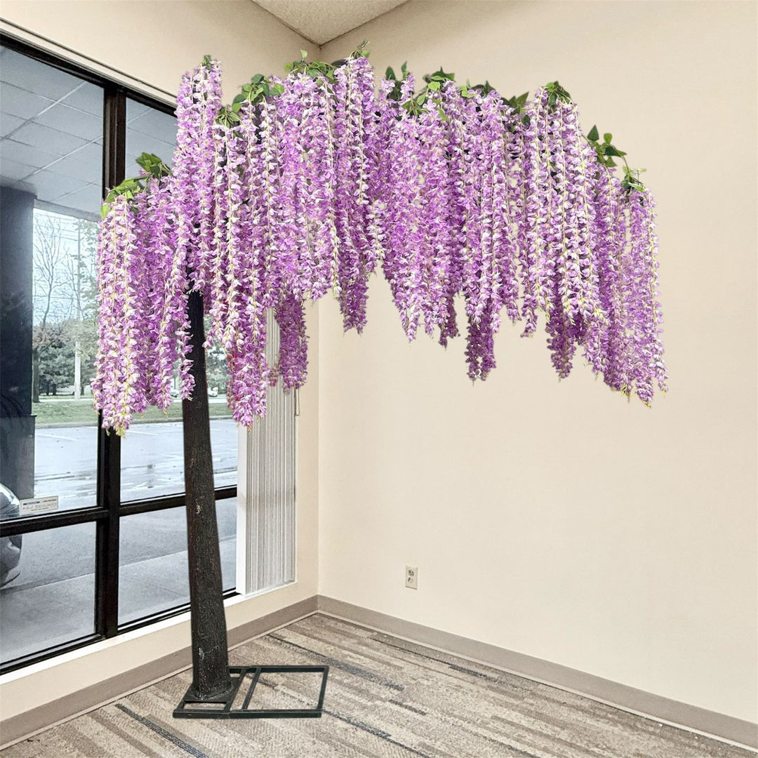 Artificial Purple Wisteria Tree | Elegant Floral Décor for Events &amp; Interiors