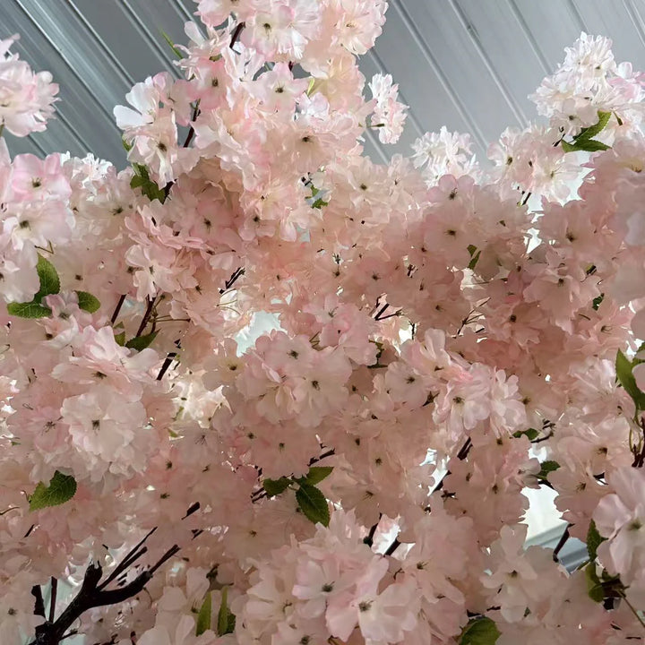 15ft Premium White-Pink Artificial Cherry Blossom Tree