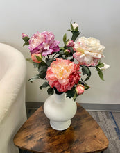 Load image into Gallery viewer, Real touch Artificial flower stem and Bouquet (3 peony)
