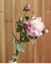 Load image into Gallery viewer, Real touch Artificial flower stem - Purple peony
