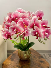 Load image into Gallery viewer, Real touch artificial orchids Arrangement
