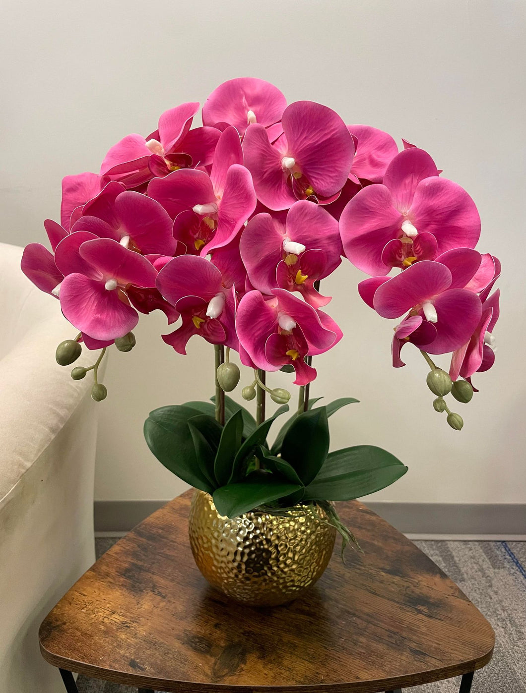 Real touch artificial orchid Arrangement