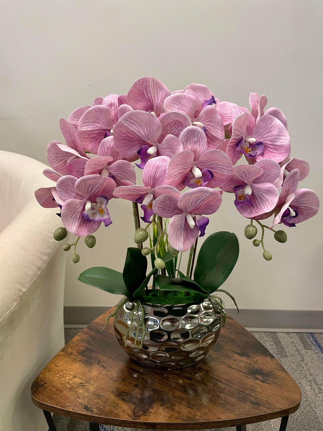 Real touch artificial orchid Arrangement