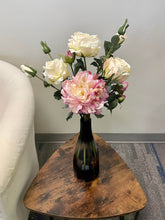 Charger l&#39;image dans la galerie, Real touch Artificial flower stems and Bouquet (3 Rose + 1 Peony)
