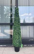 Load image into Gallery viewer, Artificial Boxwood Tower Tree - 4&#39; (UV Resistant)
