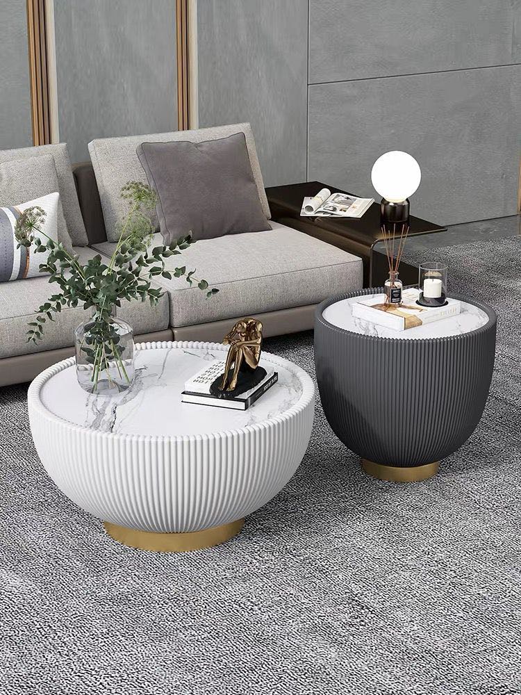 Modern Coffee Table with Sintered Stone top (set of 2)
