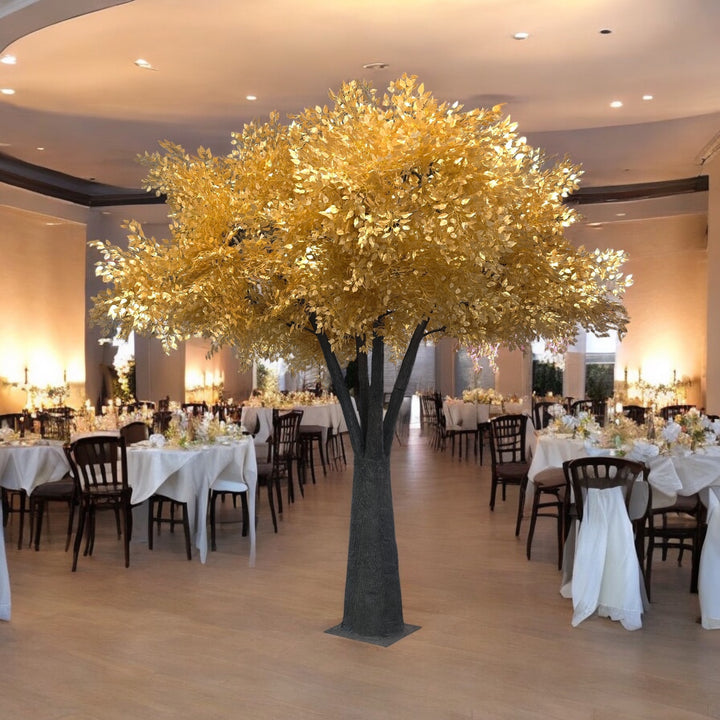 12ft Artificial Gold Ficus Tree Rental