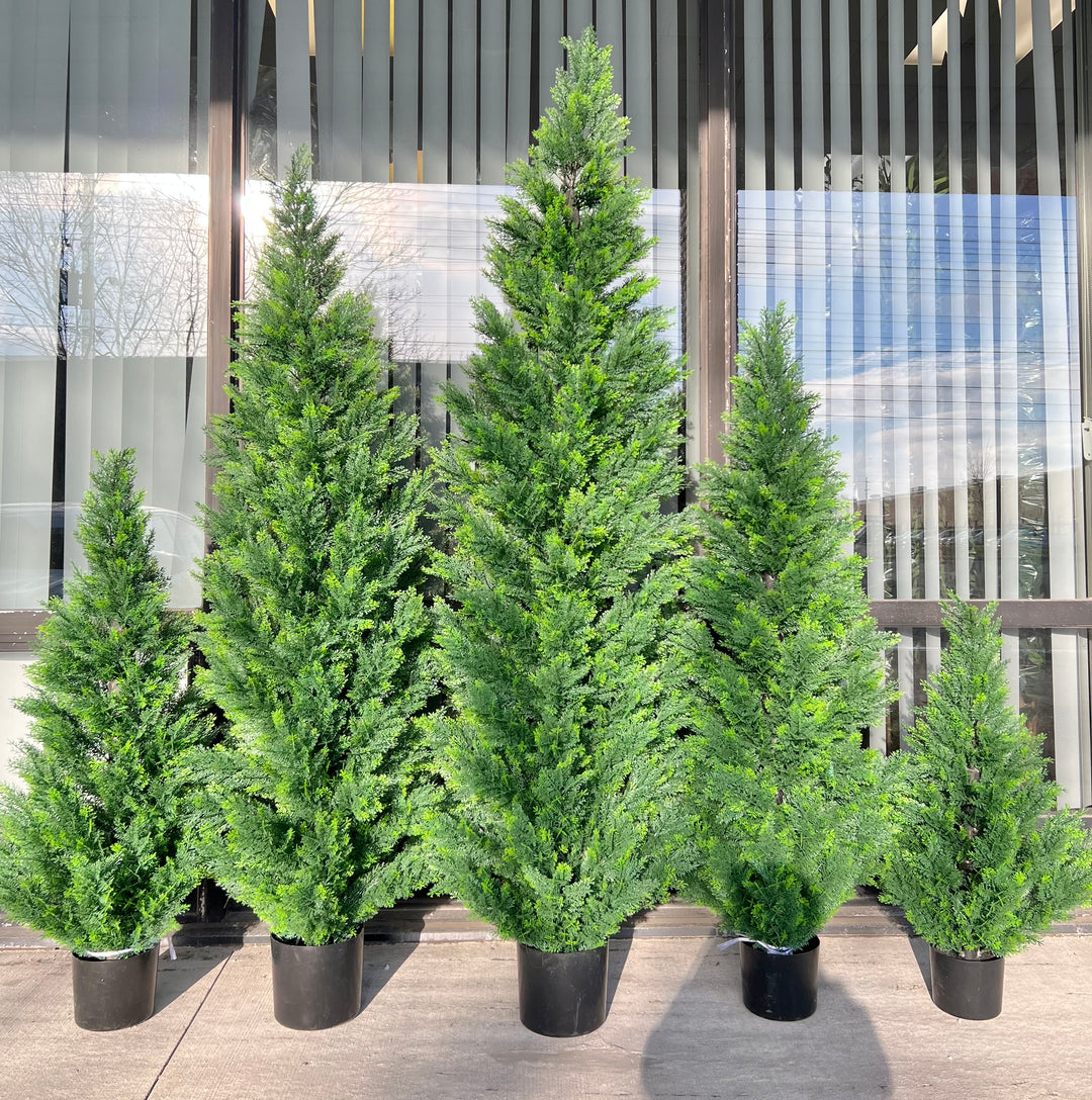 Artificial cedar tree with UV resistance -5’