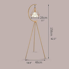 Load image into Gallery viewer, Golden Floor Lamp with 3 colors (dimmable)
