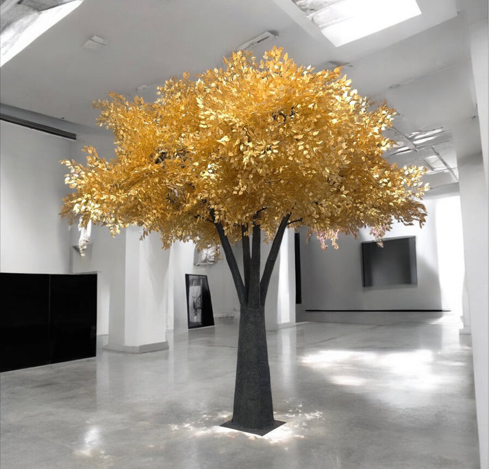 12ft Artificial Gold Ficus Tree Rental