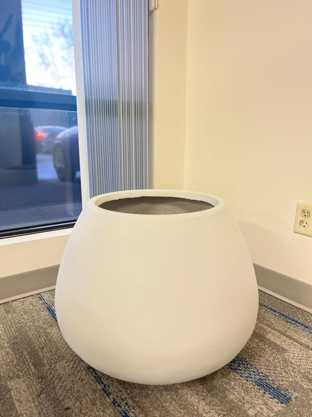 Elegant Cement Planters (24"W x 18"H)