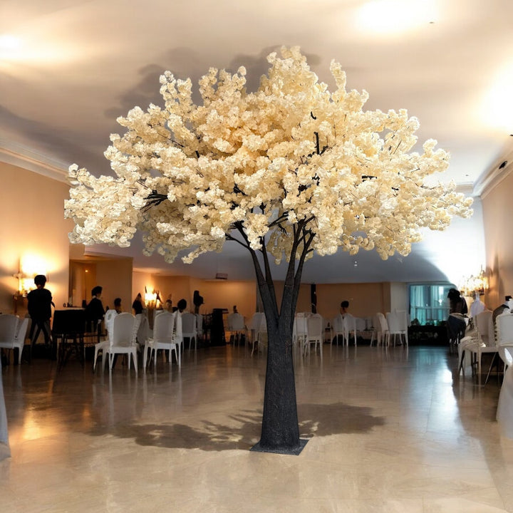 12ft Artificial Cherry Blossom Tree - Cream White