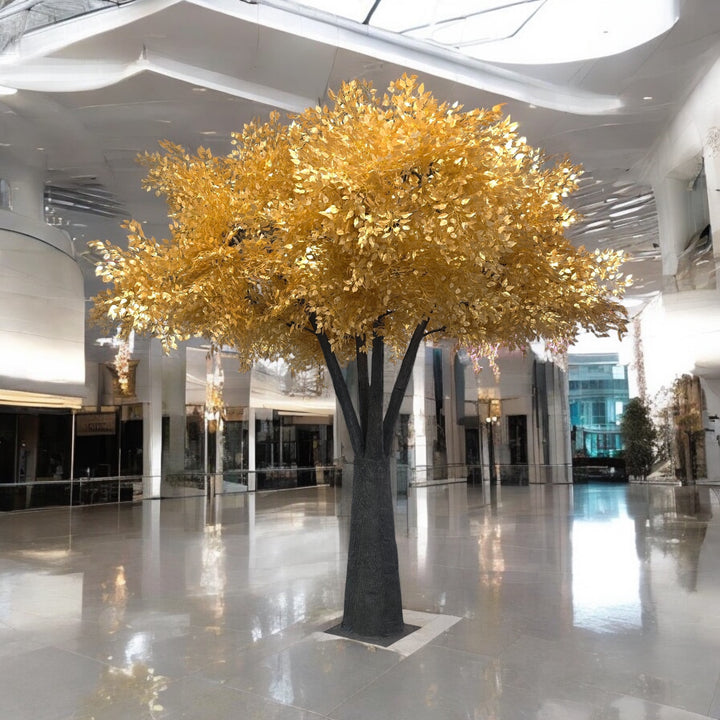 12ft Artificial Gold Ficus Tree Rental