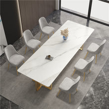 Load image into Gallery viewer, Modern Light Grey Velvet dinning chair
