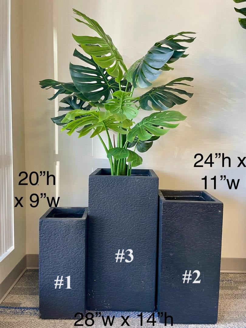Rectangular Tall Planters