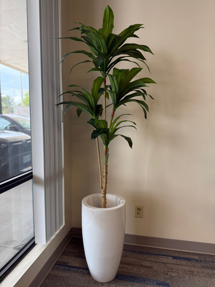 Modern Glossy Cylindrical Planters
