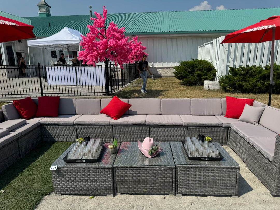 Luxury floral featuring stunning dark pink cherry blossoms for photo setups.