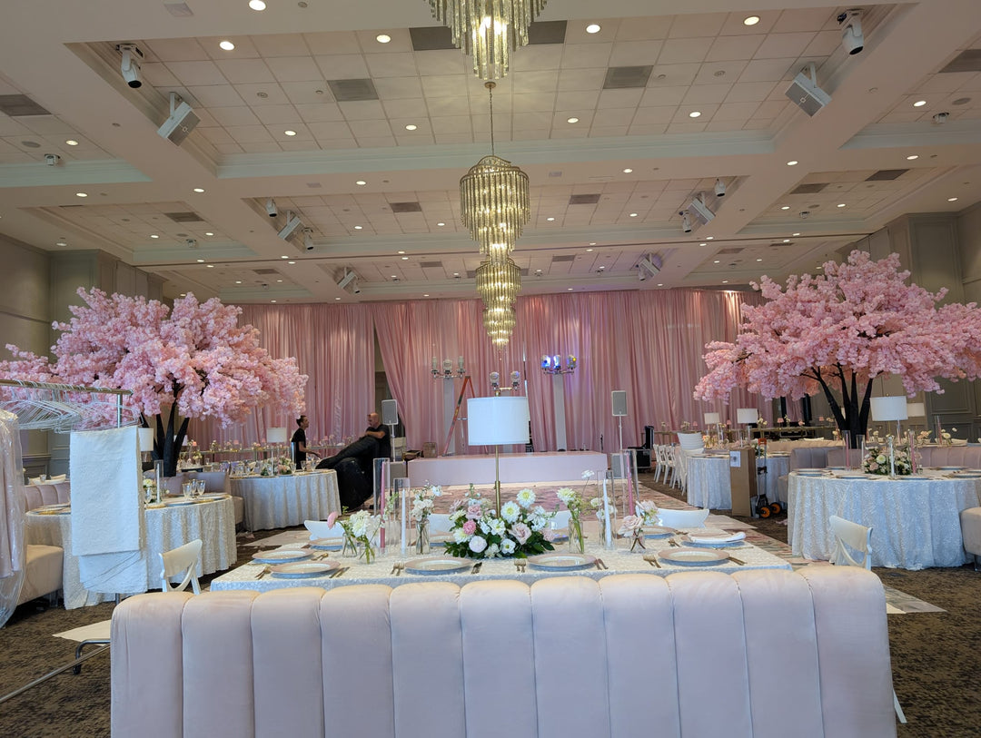 12ft light pink cherry blossom tree rental for elegant Toronto events