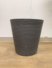 Load image into Gallery viewer, Black Resin Pot (16.5&quot; W x 16.5&quot; H)
