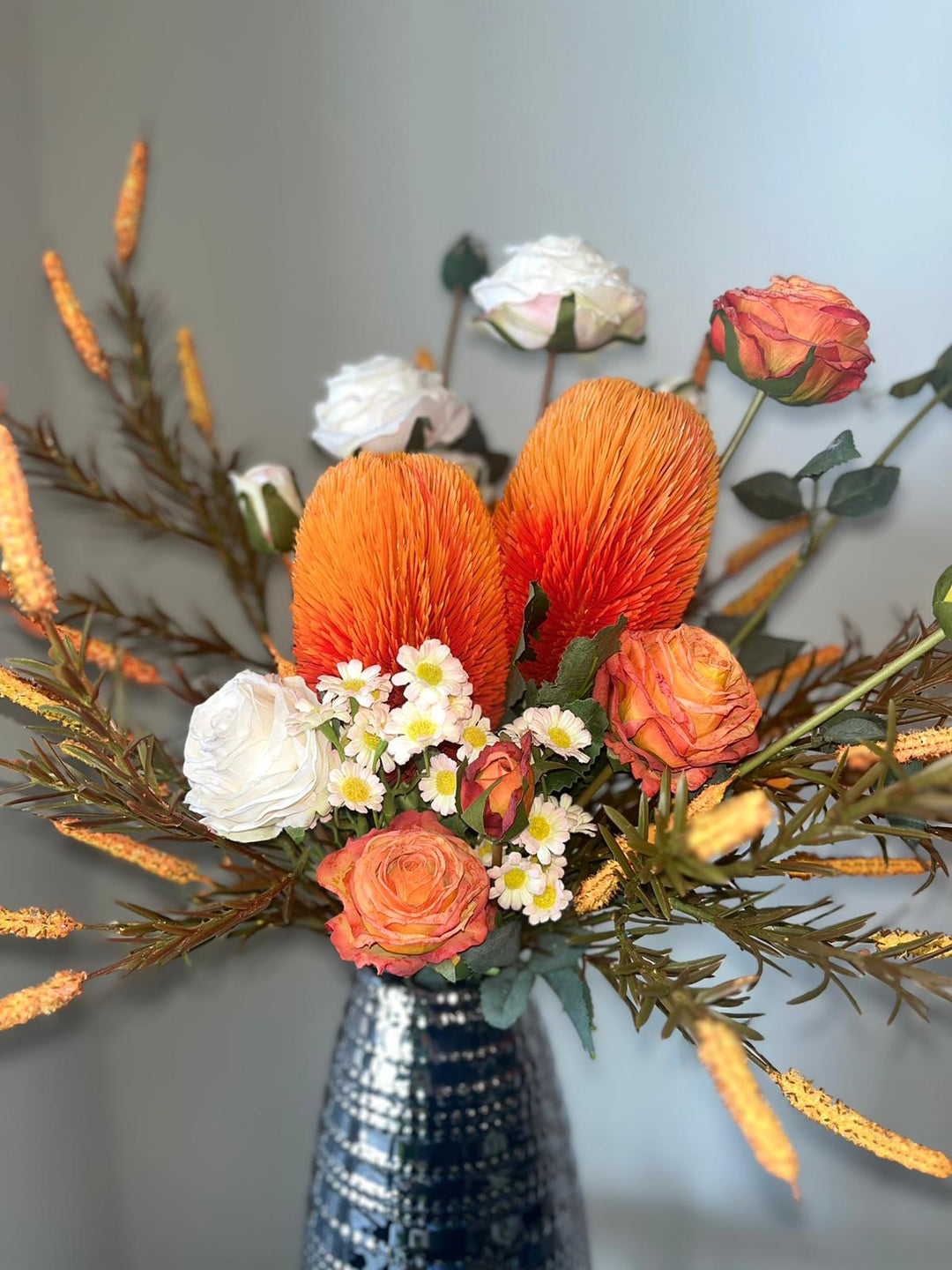 Autumn-Inspired Artificial Floral Arrangement